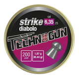 Chumbinho Technogun Chumbo 6.35mm Strike Diabolo - 200 Unid
