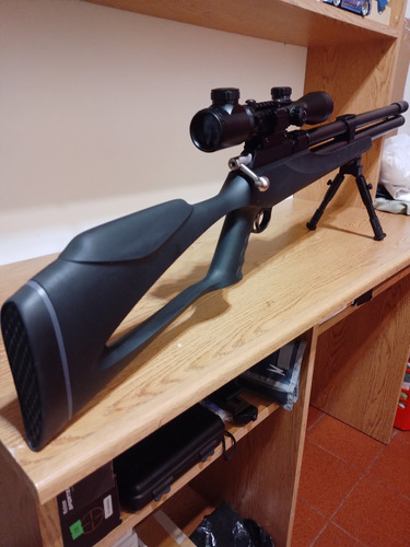 Rifle Pcp M25 Cal. 9milimetros ,+mira , Funda ,inflador 