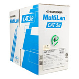 Caixa De Cabo Cat5e Verde Cm Lszh Multilan Furukawa 305 Mts