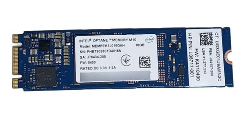 Ssd Intel Optane M10 Nvme Pcie M.2 2280 (leer Decripción)