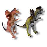 Set Lote 2 Dragon Dos Cabeza Retro 25cm Aprox Figura Juguete