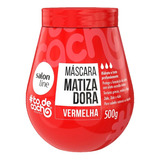 Mascara Matizadora Revitaliza Cor Vermelho Salon Line 500g