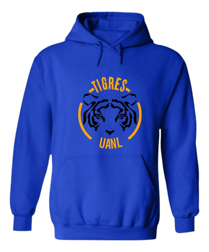 Sudadera Deportiva Mujer Hoodie Tigres Uanl Tigre Rostro