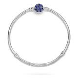 Pandora Pulsera Moments Cierre Azul Brillante Original !!!