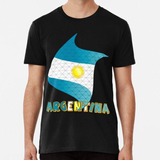 Remera Bandera Argentina Whirl Algodon Premium