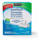 Toallitas Humedas Desechables En El Inodoro Kirkland 640pzas