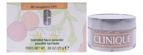 Polvo Facial Clinique Blended 02 Transparency 25 G Para Muje