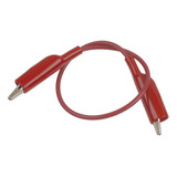 Set 10 Cables Caiman Color Rojo 30cm De Largo Caimanes