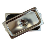 Fuente Cn Tapa 33*18*15 Acero Inox Pastas Cocina ¡¡