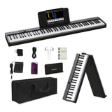 Posten Teclado De Piano Plegable, 88 Teclas De Tamano Comple