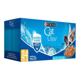 Alimento Para Gato Pack De 24 Pz Sabor Pescado Para Adulto