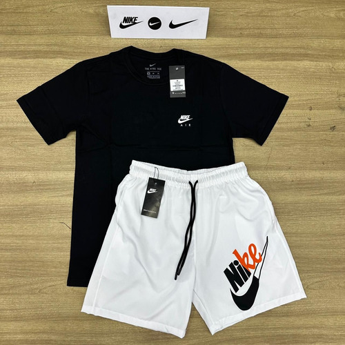 Conjunto Nike Air Max Estampada Kit Verão Premium