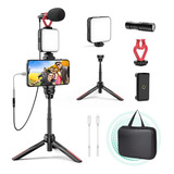 Kit De Vlogging De Video Para Teléfonos Inteligentes Tecelks