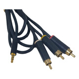 Cable Auxiliar Audio Original Xbox Ficha Plug 3,5 A Rca