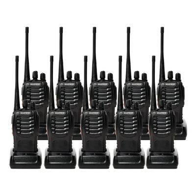 Radio Bidireccional Baofeng Bf-888s (paquete De 10) Banda Uhf De Alta Potencia Con Cancelación De Ruido Código Adaptabilidad A Múltiples Escenarios Opción Rentable | Envío gratis