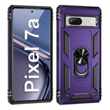 Funda Para Google Pixel 7a Con Anillo De Soporte - Purpura