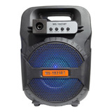 Parlante Grande Recargable Bluetooth Fm 6 Pulgadas Karaoke