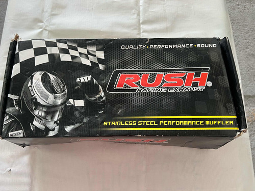 Mofle Escape Deportivo Rush Inoxidable R-ss212