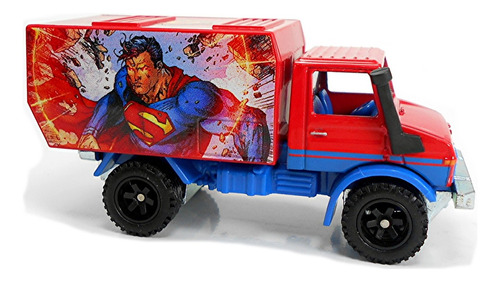 Hot Wheels Premium Dc Comics Superman - Mercedes Benz Unimog