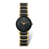 Rado R30930712 Reloj Centrix Jubile Damas  Negro Bisel Y Dia