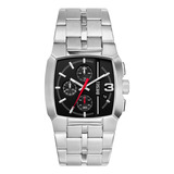 Reloj Hombre Diesel Dz4661 Cliffhanger 2.0 Correa Plateada