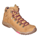 Bota Brahma Mujer Casual Montaña Impermeable Ref Tg2660 Taup