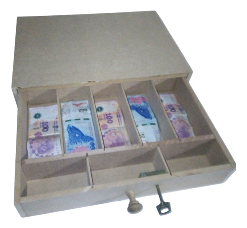Caja Registradora Para Billetes Y Monedas39 X 27 X 8