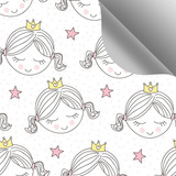 Papel De Parede Autocolante Quarto Princess Princesas 5m