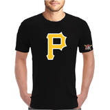 Playera Beisbol Pittsburgh Pirates Logo Deporte