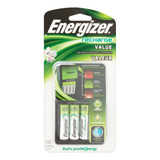 Energizer Cargador De Valor De Aa/aaa Con 4 Pilas Aa Nimh