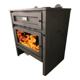 Salamandra Con Horno Lepen Horno 27000 Gris