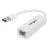 Adaptador Ethernet Manhattan 506847 Usb, Rj45, 1000 Mbps