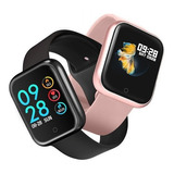 Kit C/  2 Smartwatch  P70 Rosa Com Duas Pulseiras