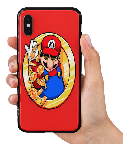 Funda Para Samsung En Todos Los Modelos Mario Bross Coins 