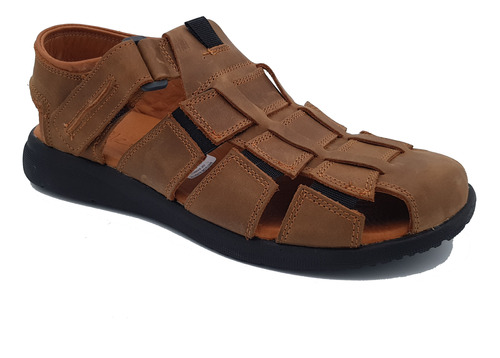 Sandalias Franciscanas Blengio Hombre Cuero Cr-36