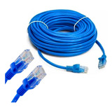 Cabo De Rede 30 Metros Com Conector Para Internet Cat5e Rj45