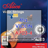 A703-4 Cuerda 4a G (sol) Para Violin 4/4 Paq10 Alice