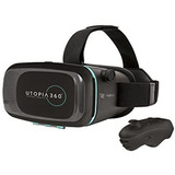 Virtual Inmo Headset Con Controlador Bluetooth, Color Negro