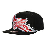 Gorra Mitchell & Ness Men's Vintage Paintbrush Detroit Red W