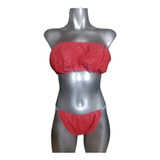 50 Top Y 50 Bikinis Desechables Para Spa Rojo