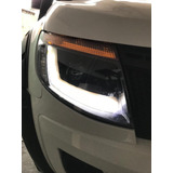 Modificación De Ópticas Ford Ranger 2013/15 En Led Drl 4d