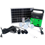 Kit Panel Solar 3 Focos + Mp3 + Radio Fm + Bluetooth 02710