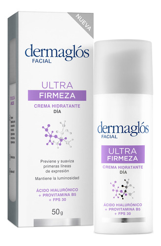 Crema Dermaglós Hidratante De Día Fps30 Ultra Firmeza X50g