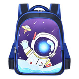 Mochila Escolar Dinosaurios Astronautas Para Niño Niña