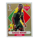 Figurinha Extra Sticker Legend Gold Sadio Mané Copa 2022