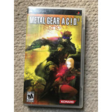 Metal Gear Acid 2 Psp Original No Tiene Lentes