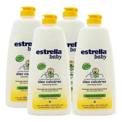 Set 4 Unidades Oleo Calcareo Estrella Manzanilla 500ml | Envío gratis