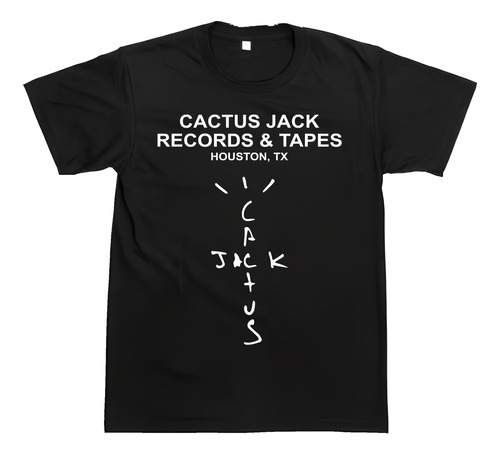 Playera De Cactus Jack Travis Scott Records & Tapes Highest 