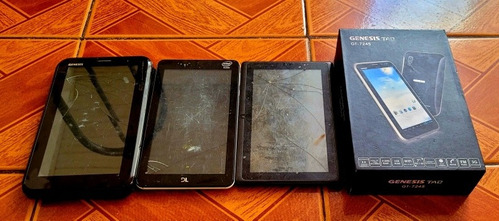 Kit Com 3 Tablet Com Defeito No Estado Para Uso De Peças 