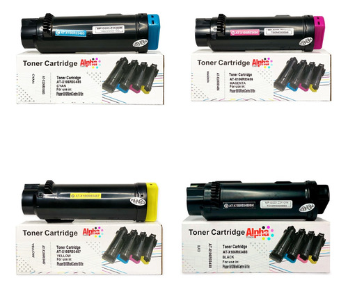 4 Toner Compatible Con Xerox Phaser 6510 Workcentre 6515 Usa